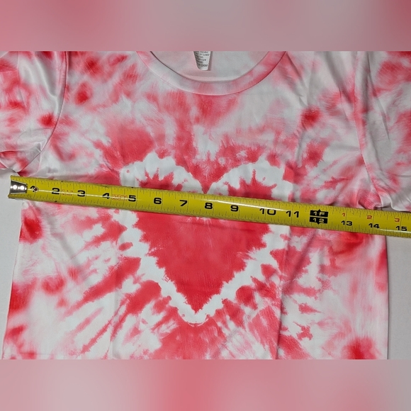Girl's Tie-Dye Heart Tee, Size 7/8T - Picture 3 of 6